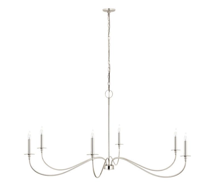 Z-Lite Arrington Chandelier in Polished Nickel 2301-63PN