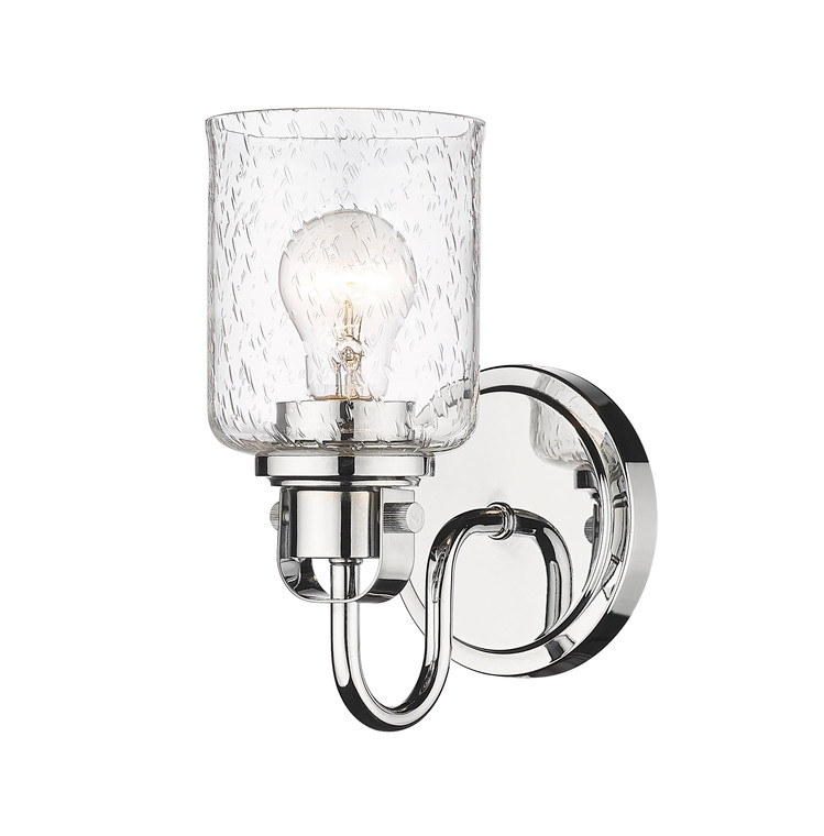 Z-Lite Kinsley 1 Light Wall Sconce in Chrome 340-1S-CH