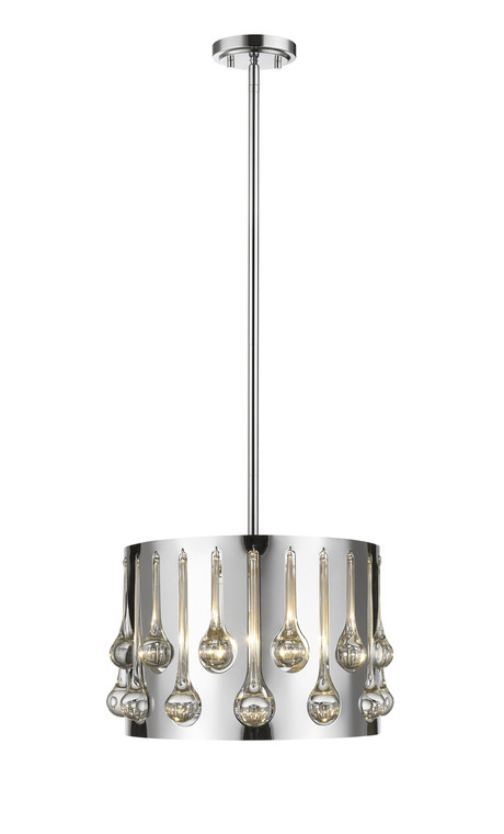 Z-Lite Oberon Pendant in Chrome  453-13CH