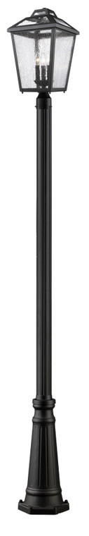 Z-Lite Bayland Outdoor Post Mounted Fixture in Black 539PHBR-519P-BK