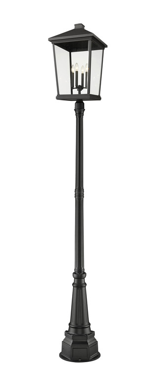 Z-Lite Beacon Outdoor Post Mounted Fixture in Black 568PHXXLR-564P-BK