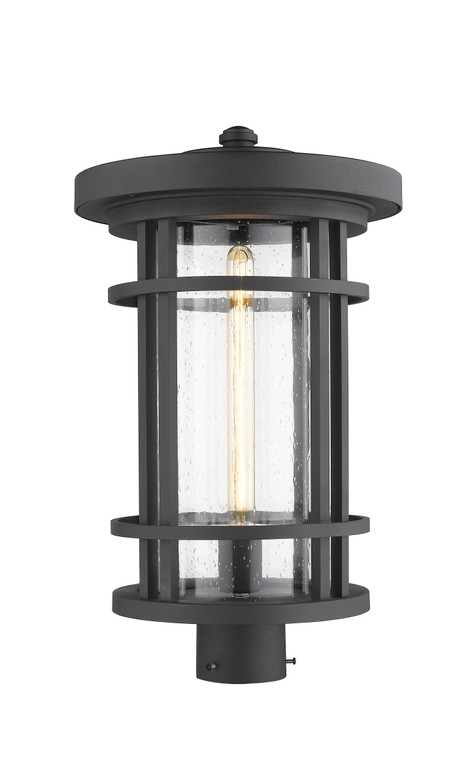 Z-Lite Jordan Outdoor Post Mount Fixture in Black 570PHXL-BK