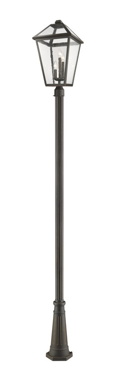 Z-Lite Talbot Outdoor Post Mounted Fixture in Oil Rubbed Bronze 579PHXLR-519P-ORB
