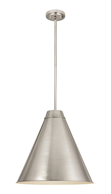 Z-Lite Eaton Pendant in Brushed Nickel 6011P24-BN