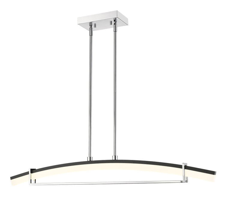 Z-Lite Arc Chandelier in Chrome 620-43-CH-LED