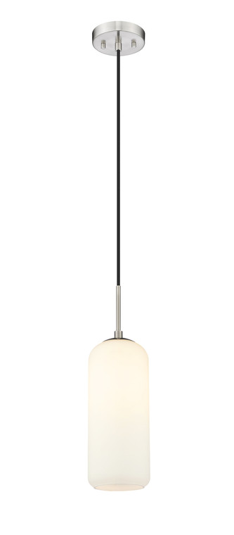 Z-Lite Monty 1 Light Pendant in Brushed Nickel 732P17-BN