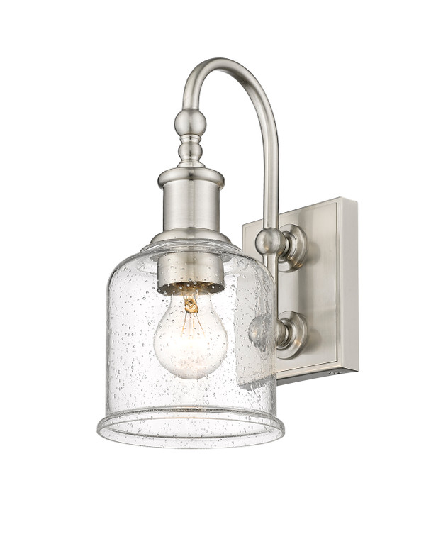Z-Lite Bryant 1 Light Wall Sconce in Brushed Nickel 734-1S-BN