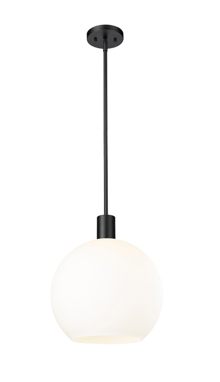 Z-Lite Margo 1 Light Pendant in Matte Black 7500P14-MB