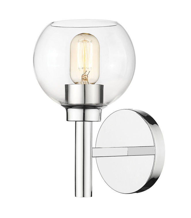 Z-Lite Sutton 1 Light Wall Sconce in Chrome 7502-1S-CH