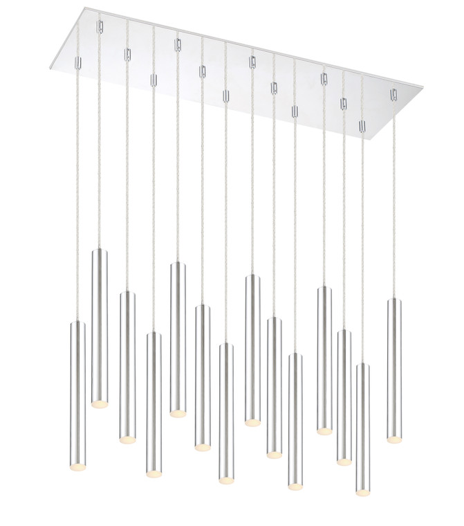 Z-Lite Forest Chandelier in Chrome 917MP12-CH-LED-14LCH