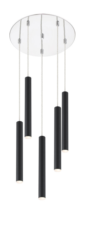 Z-Lite Forest Chandelier in Chrome 917MP12-MB-LED-5RCH