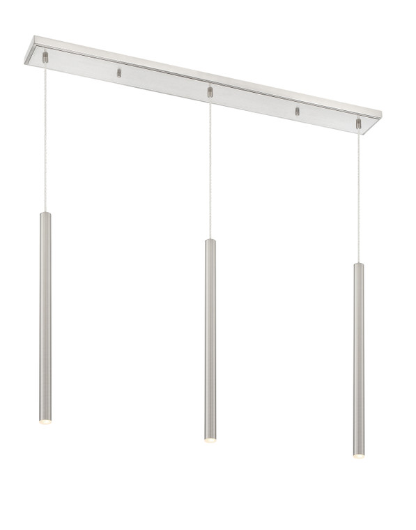 Z-Lite Forest island in Brushed Nickel 917MP24-BN-LED-3LBN