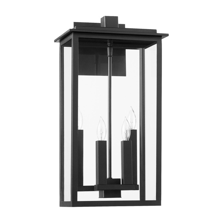 Quorum Westerly Wall Mount in Textured Black 7027-4-69