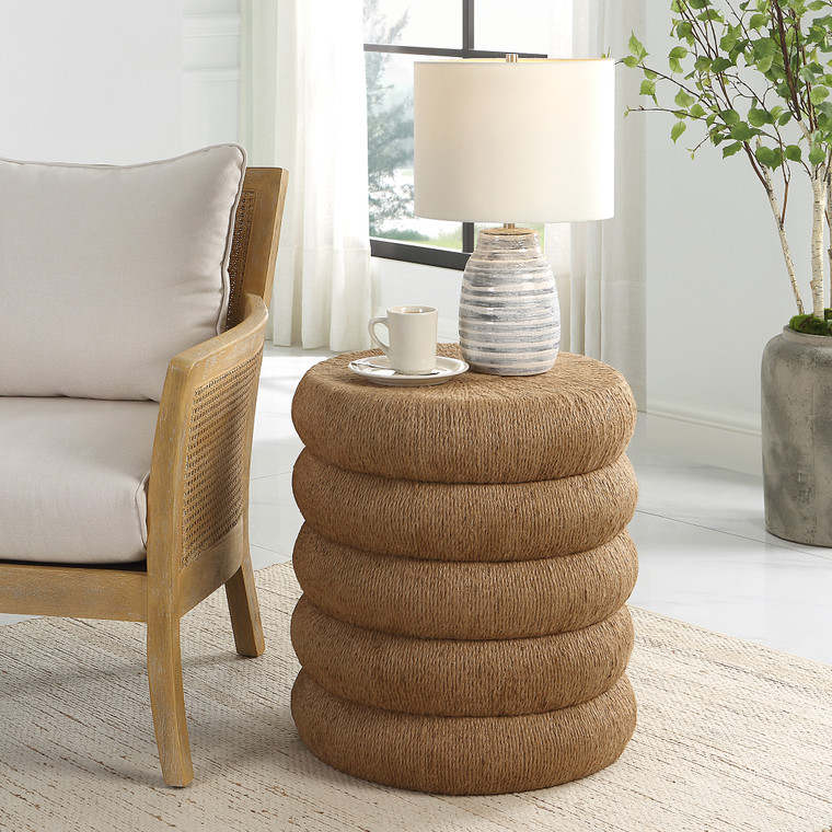 Uttermost Capitan Braided Rope Side Table 22883