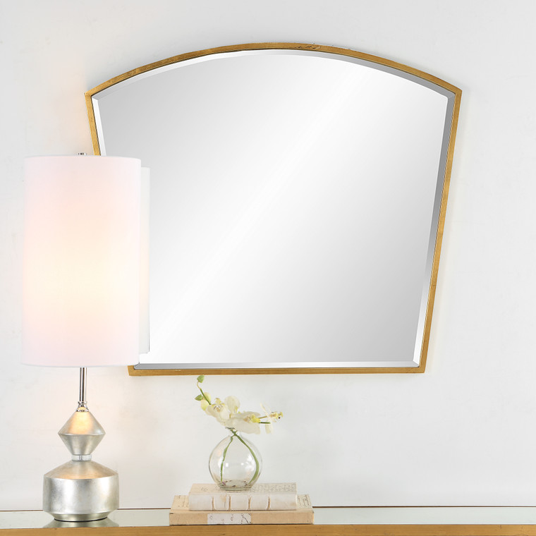 Uttermost Boundary Gold Arch Mirror 09910