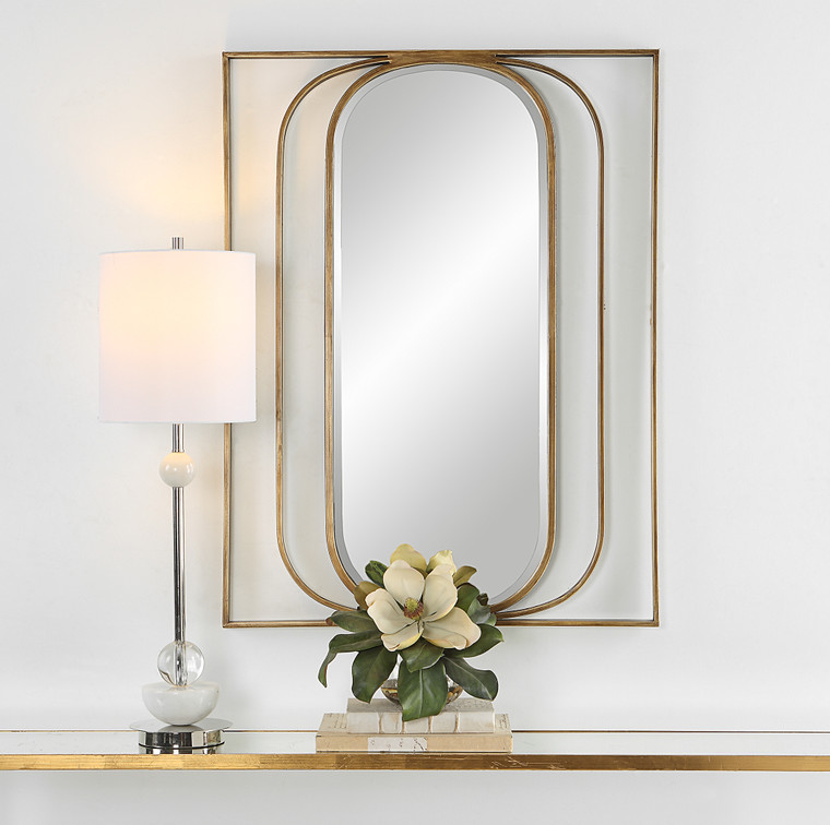 Uttermost Replicate Contemporary Oval Mirror 09897