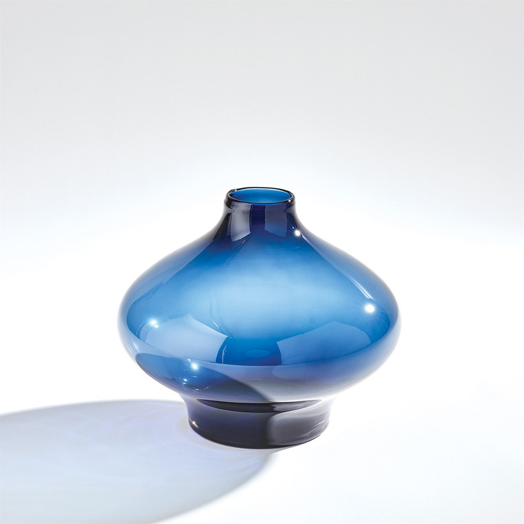 Global Views Studio A Home Driblet Vase-Night Blue-Small 7.60213
