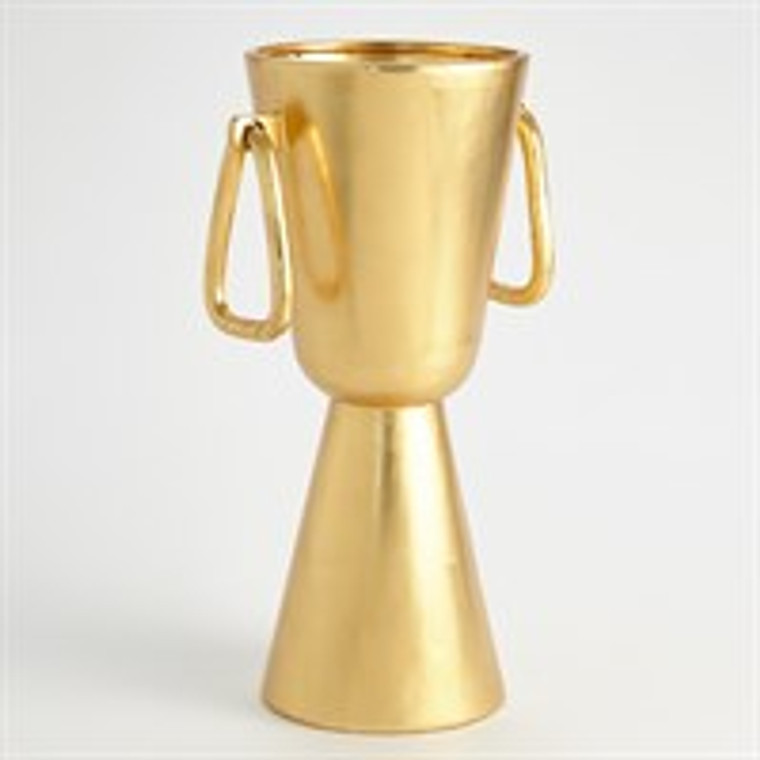 Global Views Trophy Urn-Gold Leaf 9.93690