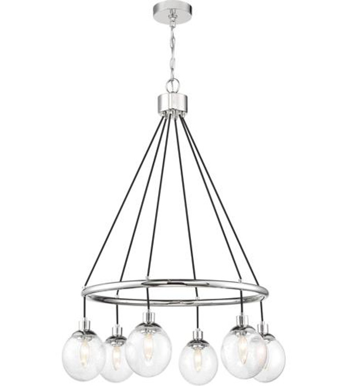 Craftmade 6 Light Chandelier in Chrome 53326-CH