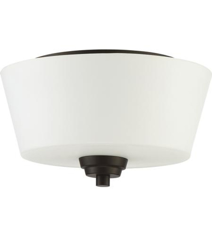 Craftmade 2 Light Flushmount in Espresso 41982-ESP