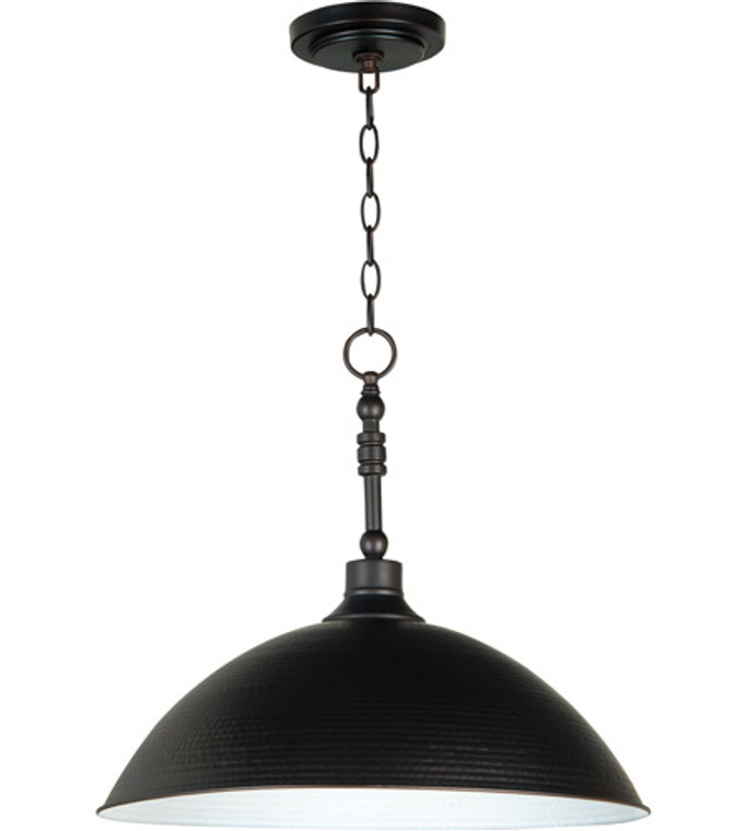 Craftmade 1 Light Large Pendant in Aged Bronze Brushed 35993-ABZ