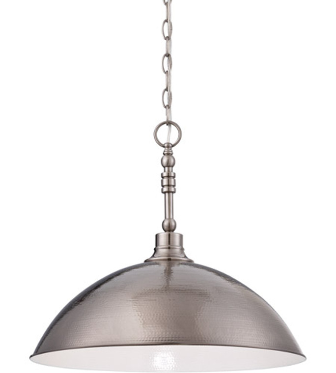 Craftmade 1 Light Large Pendant in Antique Nickel 35993-AN