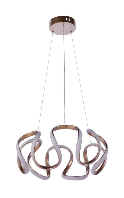 Craftmade Pulse LED Pendant, Champagne Brass in Champagne Brass 55790-CHB-LED