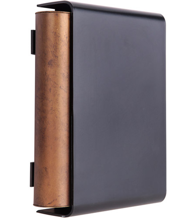 Craftmade Patina Aged Brass Finish Resonance Chambers with Black Cover in Black CTPAB-BK