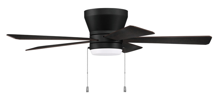 Craftmade 52" Merit Fan in Flat Black in Flat Black MER52FB5