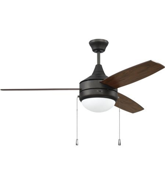 Craftmade 52" Ceiling Fan with Blades and Light Kit in Espresso PHA52ESP3