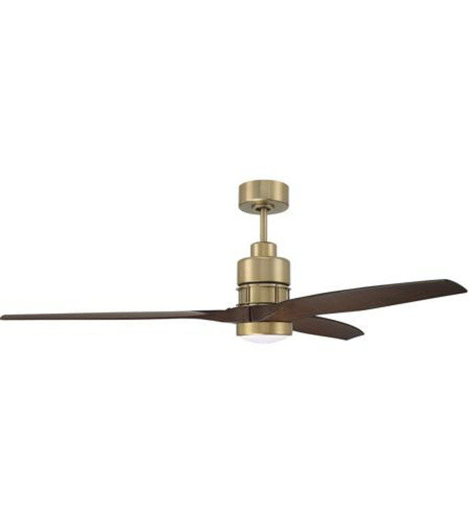 Craftmade Sonnet 60" Ceiling Fan with Blades Included in Satin Brass SONWF60SB3-WALP