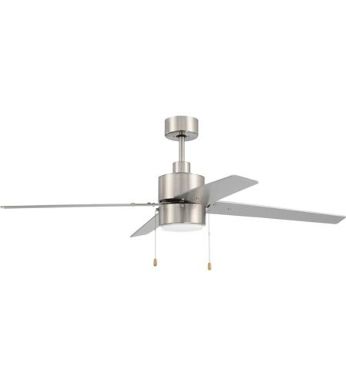 Craftmade Terie 52" Ceiling Fan with Blades Included in Brushed Polished Nickel TER52BNK4