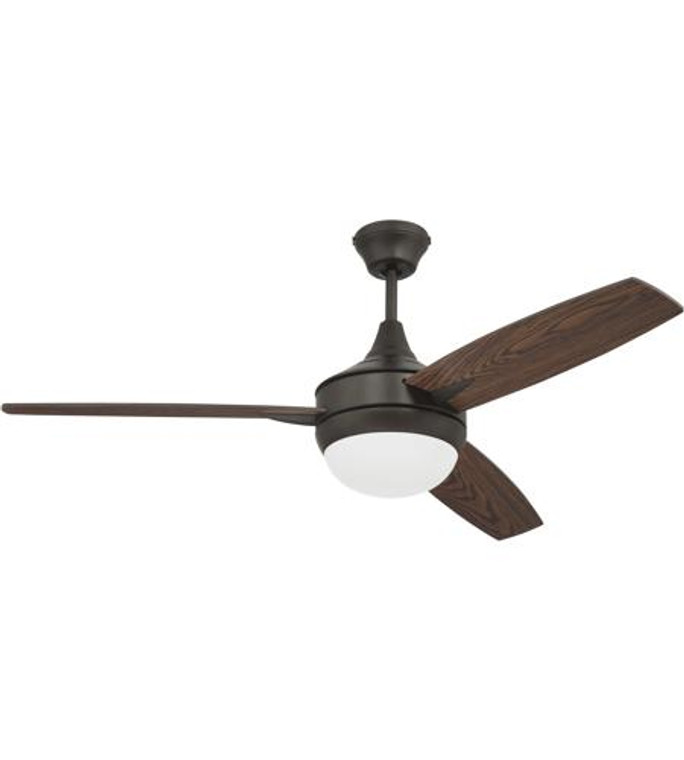 Craftmade 52" Ceiling Fan with Blades and Light Kit in Espresso TG52ESP3