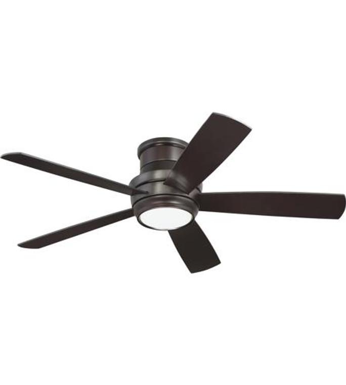 Craftmade 52" Ceiling Fan with Blades and Light Kit in Oiled Bronze TMPH52OB5