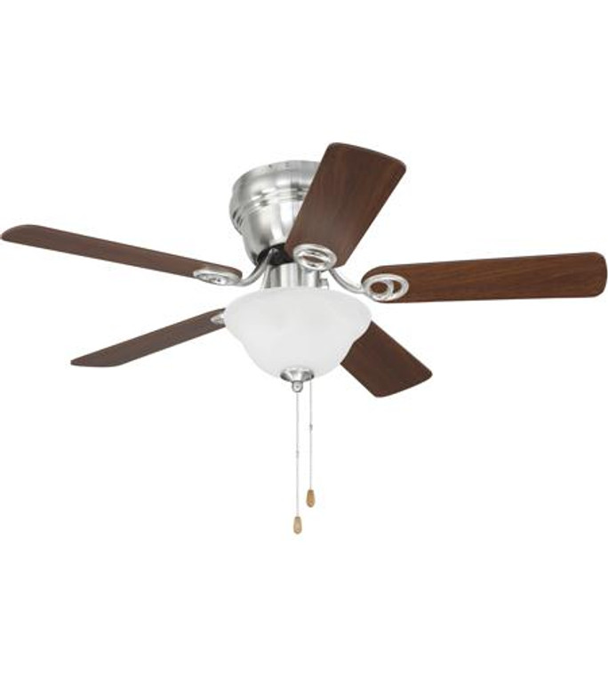 Craftmade 42" Ceiling Fan with Blades and Light Kit in Brushed Polished Nickel WC42BNK5C1