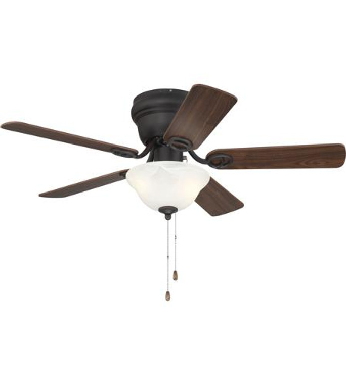 Craftmade 42" Ceiling Fan with Blades and Light Kit in Oil Rubbed Bronze WC42ORB5C1