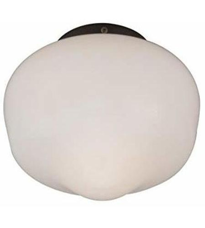 Craftmade 1 Light Outdoor Bowl Fan Light Kit in Flat Black OLK3-FB-LED