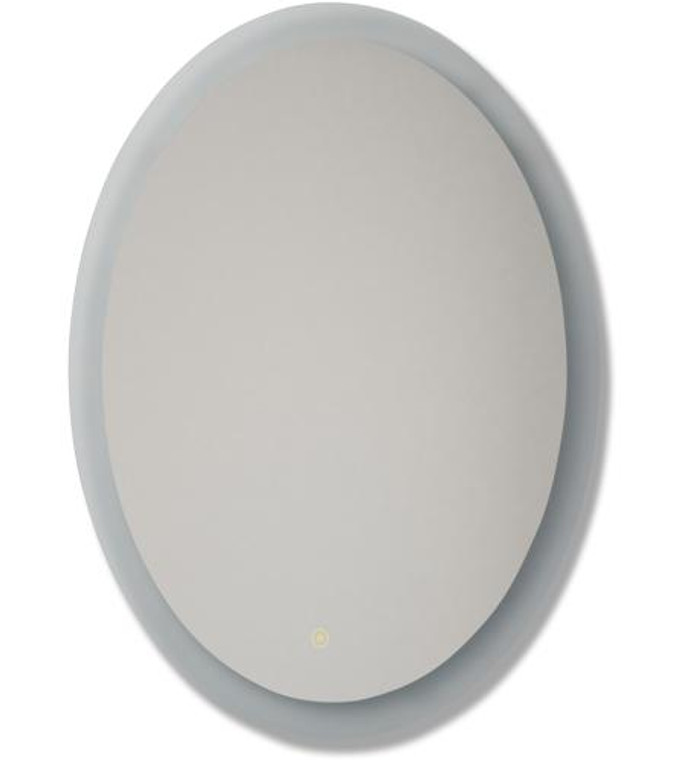 Craftmade LED Oval Mirror 30" x 24" in White MIR101-W
