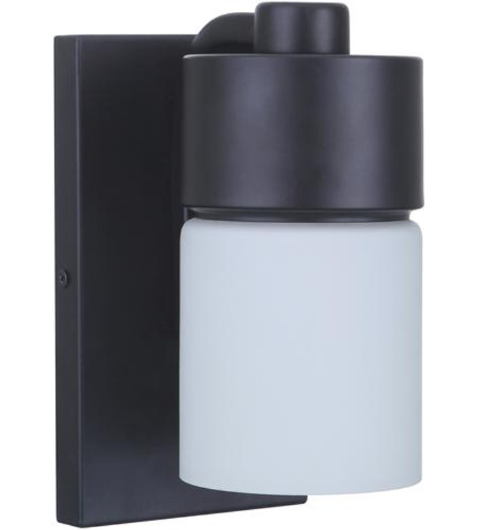Craftmade 1 Light Wall Sconce in Flat Black 12305FB1