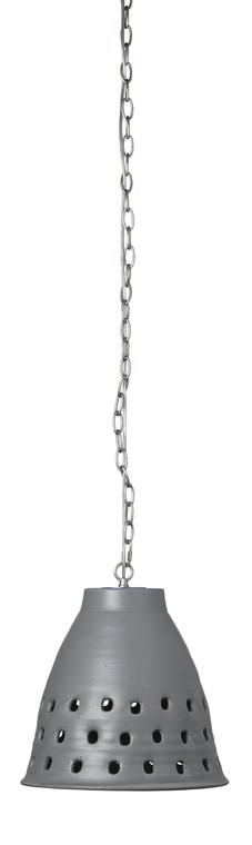 Jamie Young Long Perforated Pendant 5PERF-TAPEGR