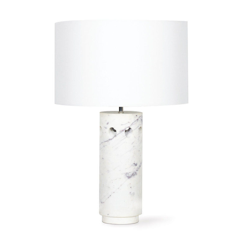 Odin Marble Table Lamp (White)