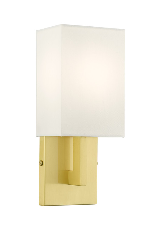 Livex Lighting ADA Wall Sconces Collection  1 Light Satin Brass ADA Sconce in Satin Brass 51101-12