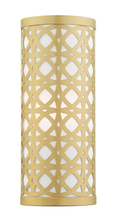 Livex Lighting Calinda Collection  1 Light Soft Gold ADA Single Sconce in Soft Gold 49878-33
