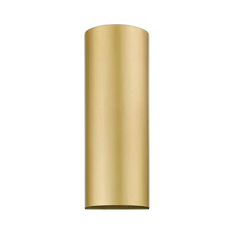 Livex Lighting Bond Collection  1 Light Satin Gold Outdoor / IndoorADA Large Sconce in Satin Gold 22063-32