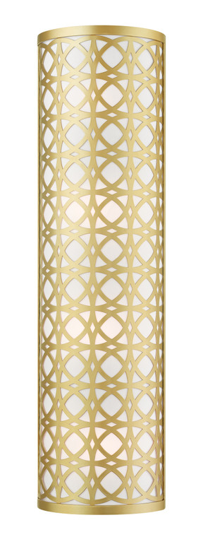 Livex Lighting Calinda Collection  4 Light Soft Gold ADA Sconce  in Soft Gold 49880-33