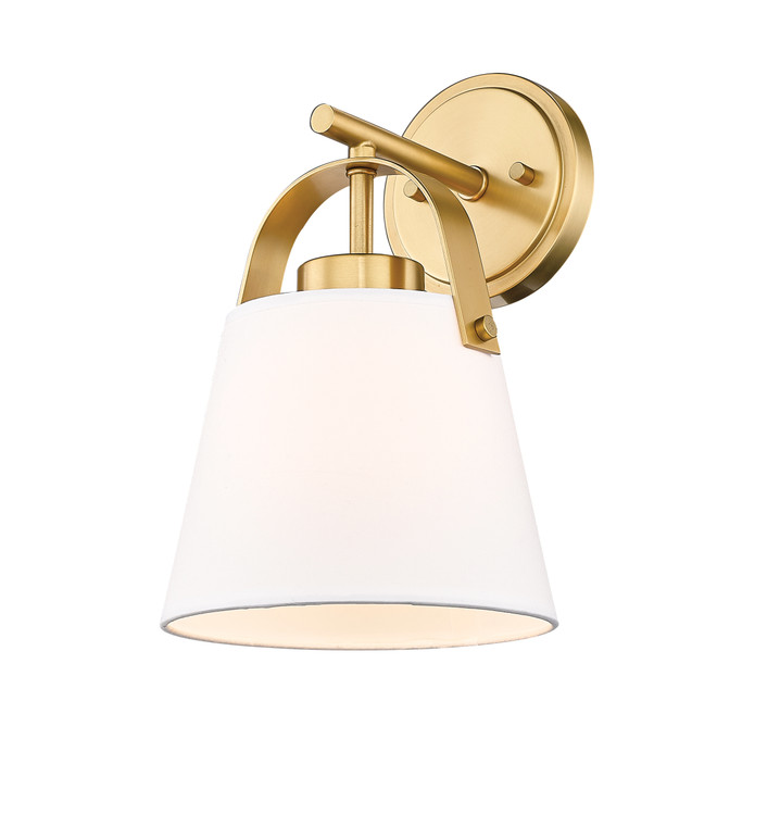 Z-Lite Z-Studio 1 Light Wall Sconce in Heritage Brass 743-1S-HBR