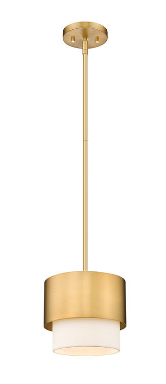 Z-Lite Counterpoint 1 Light Pendant in Modern Gold 495P7-MGLD