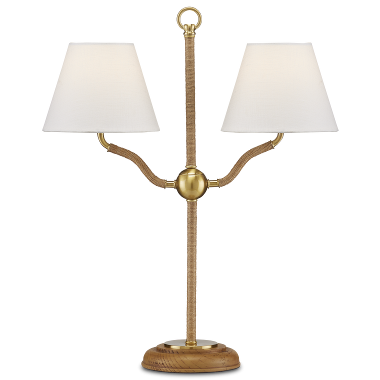 Currey & Co. 22.25" Sirocco 2-Light Desk Lamp 6000-0873
