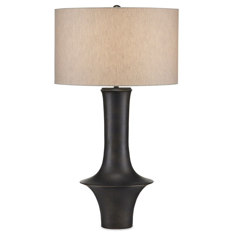 Currey & Co. 32.5" Silvestri Black Table Lamp 6000-0888