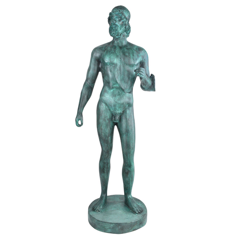 Currey & Co. 15.25" Standing Greek Warrior Bronze 1200-0717